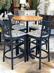 Pub table & 4 chairs