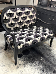 Vintage bench w/new Uphostery