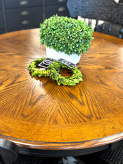 Round 42” oak dining table