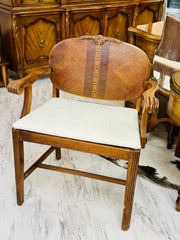 Antique French vanity & stool