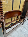 Vintage full size spindle bed w/ rails