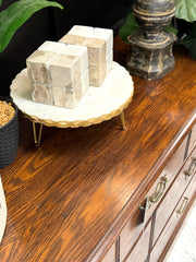Vintage brown 3-drawer dresser