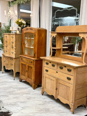 Primitive style china Cabinet