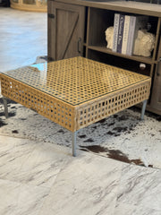 Boho patio coffee table