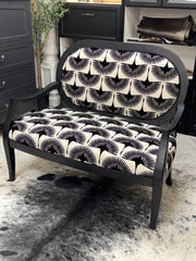 Vintage bench w/new Uphostery