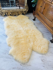 Genuine lamb-skin rug