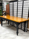 French country farm table ￼