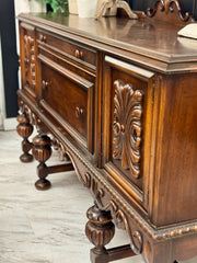Vintage Jacobean buffet