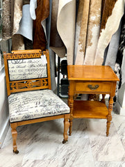 Maple side table