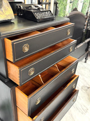 Vintage French style chest on chest