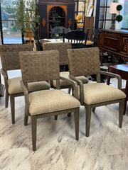 Set of (4) dining chairs