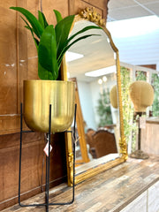 Vintage style gold mirror