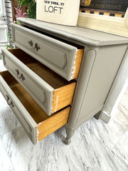 French Provincial 3-drawer chest