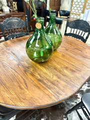 Vintage pedestal table w/leaf & 4 chairs