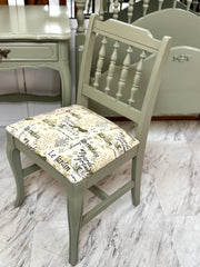 French provincial desk w/chair