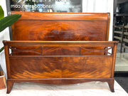 Vintage mahogany full bed w/rails