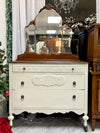 Vintage antique white dresser