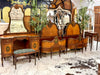 Antique Jacobean double twin bedroom set w/rails ￼