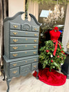 Midnight blue 2-pc. Highboy