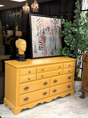 Broyhill oak dresser