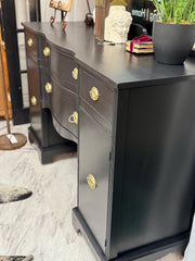 Vintage black buffet/sideboard