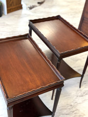 Pair of Duncan Phyfe side tables (2)