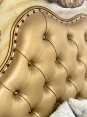 French Provincial King Bed w/rails