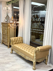 French Provincial King Bed w/rails