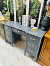 Vintage blue desk