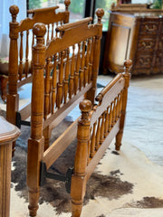 Pair of a vintage twin beds w/rails