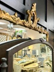 Antique dresser w/mirror on casters