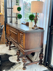Vintage Jacobean buffet