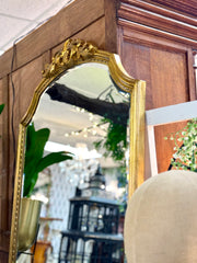 Vintage style gold mirror