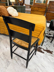 Vintage cane bottom chair