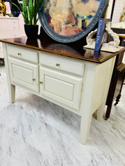Vintage buffet w/stained top