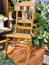 Vintage cane bottom child’s rocker
