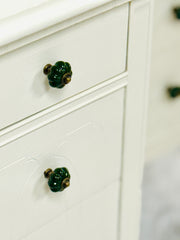 Pair of vintage nightstands on casters