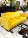 MCM Style yellow sofa