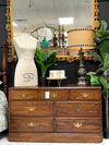 Vintage brown 3-drawer dresser