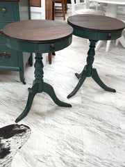 Pair of Duncan Phyfe side tables(2)