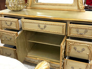 French Provincial dresser w/mirror