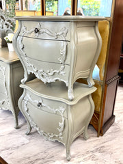French Provincial nightstand pair (2)