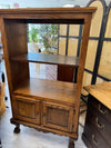 Clawfoot wood bookcase