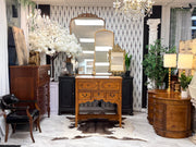 Inlaid pine Butler’s server/secretary ￼