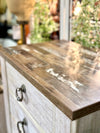 Farmhouse style nightstand pair (2)