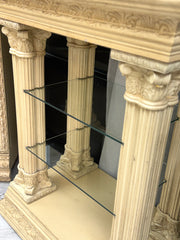 Vintage Greek style display shelf