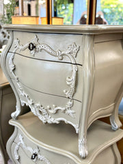 French Provincial nightstand pair (2)
