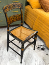 Vintage cane bottom chair
