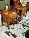 Antique French dressing table pair (2)