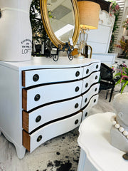Antique white dresser